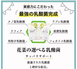 花菜の選べる乳酸菌